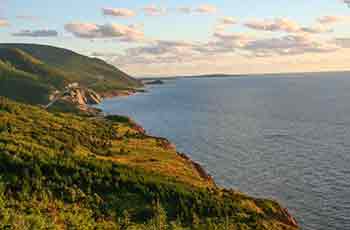 Cabot Trail on Cape Breton Island, Nova Scotia, Canada