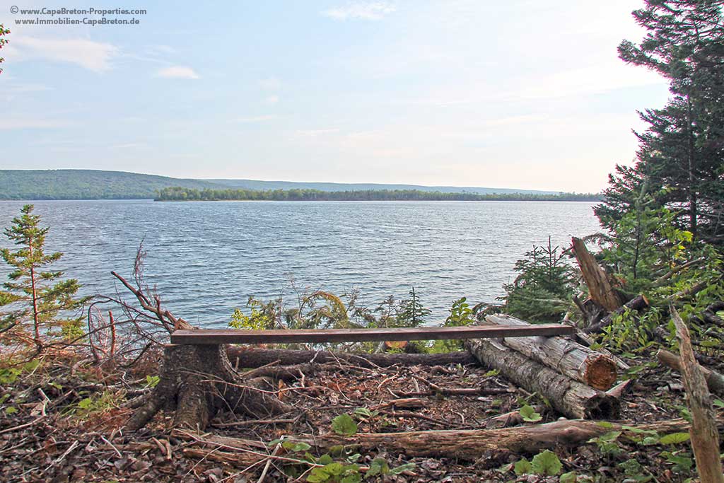 panoramic view over the Bras d'Or Lake