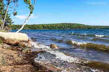 Bras d’Or Beach House Little Narrows on Cape Breton Nova Scotia Canada