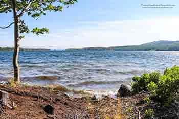 Bras d’Or Beach House Little Narrows on Cape Breton Nova Scotia Canada