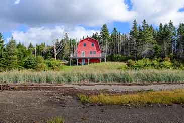 Red Ocean Cottage on 3.3 acres shorefront property for sale Cape Breton, Nova Scotia, Canada