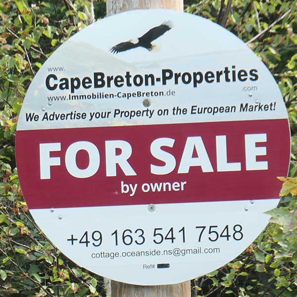 real estate: vacant land, homes, farms, cottages for sale by the owner on Cape Breton Island, Nova Scotia, Canada