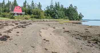 Fishing in the Bras d’Or Lake and River Denys on Cape Breton Island, Nova Scotia, Canada